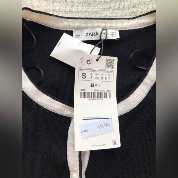 ZARA knit cardi top - Picture 2 of 3
